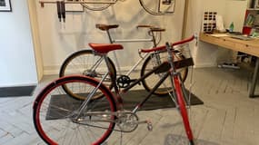 Louis Vuitton a confié à Maison Tamboite la réalisation de son premier vélo, le LV Bike