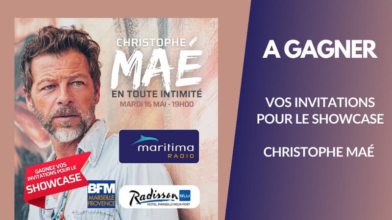 A gagner : vos invitations pour le showcase de Christophe Maé