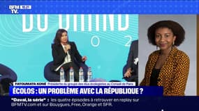 La présidente des élus écologistes au Conseil de Paris estime faire "toujours partie" de la majorité municipale