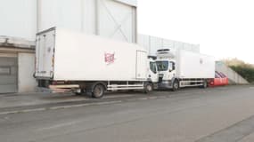 Deux camions des Restos du cœur de la Sarthe le 11 novembre 2025