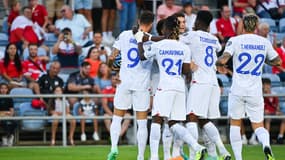 Les joueurs de l'équipe de France.