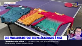 Des maillots de football recyclés conçus à Nice