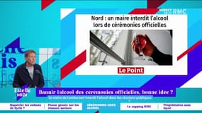 Bannir l'alcool des cérémonies officielles, bonne idée ? "Je suis effaré par l'extension de la culture de la picole en France !" estime Daniel Riolo. 