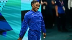 Simone Biles aux JO de Paris 2024.
