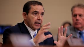 Le député démocrate du Texas Henry Cuellar au Rayburn House Office Building à Capitol Hill, le 6 mai 2025, à Washington, DC. 