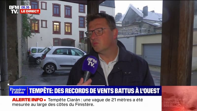 Tempête Ciaran: le maire de Cherbourg, dans la Manche, évoque un bilan 