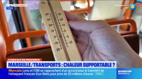 Marseille: dans le métro, une chaleur difficilement supportable