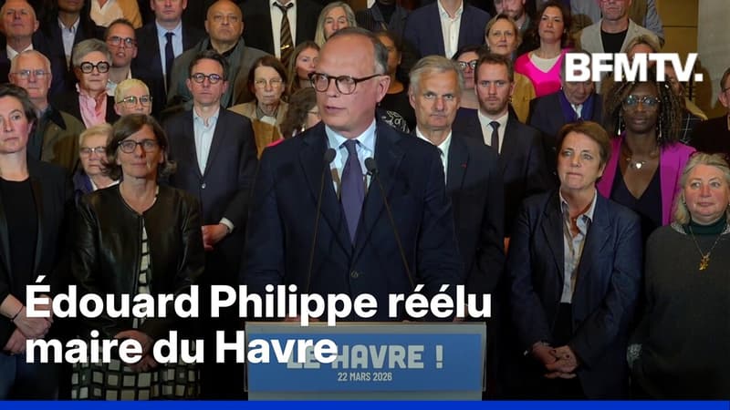 L'ancien Premier ministre Édouard Philippe réélu maire du Havre