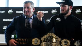 Khabib Nurmagomedov et son père