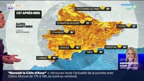 Météo Côte d’Azur: un franc et beau soleil ce vendredi, 10°C à Saint-Auban et jusqu'à 16°C à Cannes