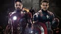 Robert Downey Jr et Chris Evans, dans "Captain America: Civil War".