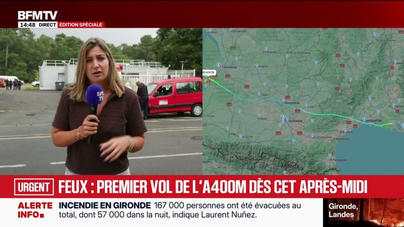 Incendie en Gironde: les pompiers attendus en renforts arrivent à Mérignac