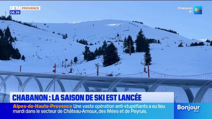 À Chabanon, la saison de ski est lancée