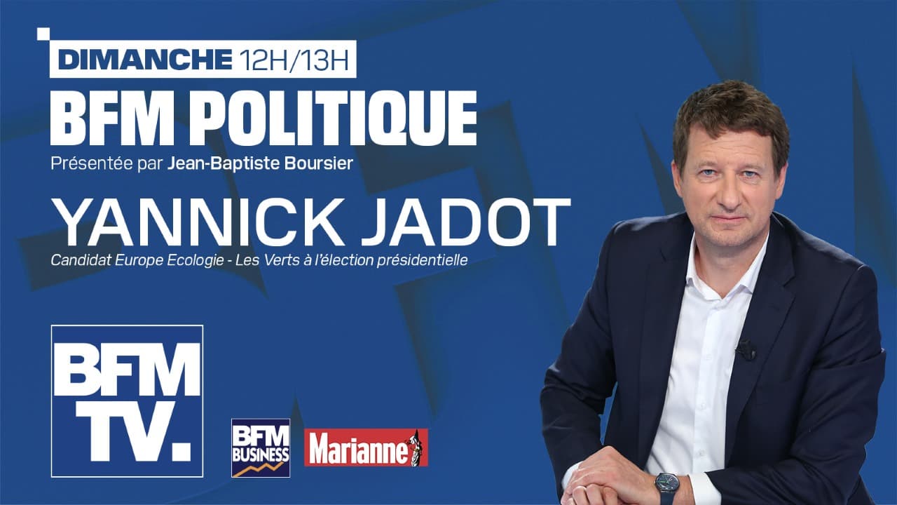 Yannick Jadot invité de BFM Politique ce dimanche Yannick Jadot invité de BFM Politique ce dimanche