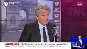 Le commissaire européen Thierry Breton: "cette tension sur les prix de l'énergie va durer tout l'hiver"