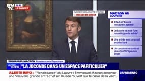 "Renaissance" du Louvre: Emmanuel Macron souhaite que "l'histoire de l'art soit enseignée dès le collège"