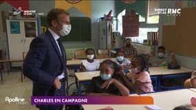 Emmanuel Macron était hier dans une école primaire marseillaise