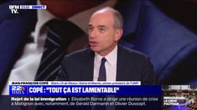 Rejet de la loi immigration: "Tout ça est juste lamentable", pour Jean-François Copé (LR)