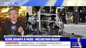 Jean-Luc Mélenchon assure que les violences à Dijon sont "un échec du renseignement intérieur"