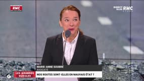 Nos routes sont-elles en mauvaise état ? Marie-Anne Soubré a fini chez le kiné à cause d'un nid-de-poule