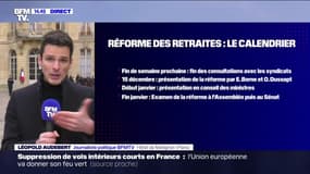 Le gouvernement précise le calendrier de la réforme des retraites