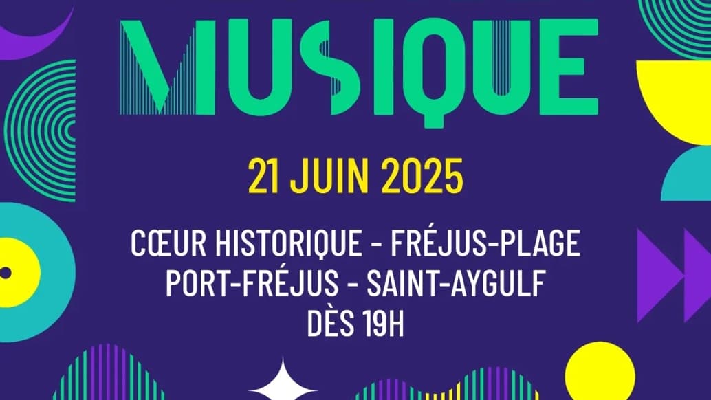 L'affiche de la fête de la musique à Fréjus. L'affiche de la fête de la musique à Fréjus.