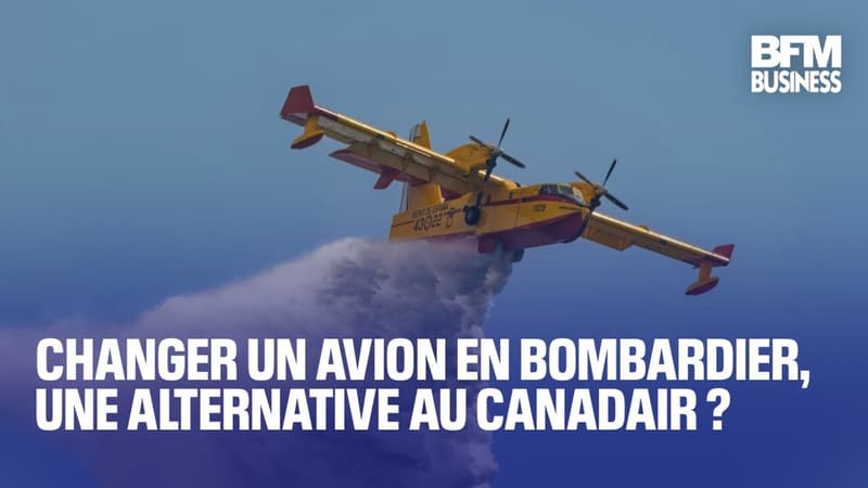 Transformer un avion en bombardier d'eau, l'alternative au Canadair ?