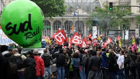 La grève SNCF, le 14 mai 2018 à Paris