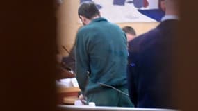 Rakhmat Akilov lors de son procès, le 14 février 2018 à Stockholm