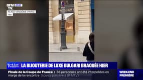 "J'ai trouvé ça à la fois rapide et bizarrement sans beaucoup d'agitation": Julien Barthes a été témoin du braquage de la bijouterie Bulgari, à Paris