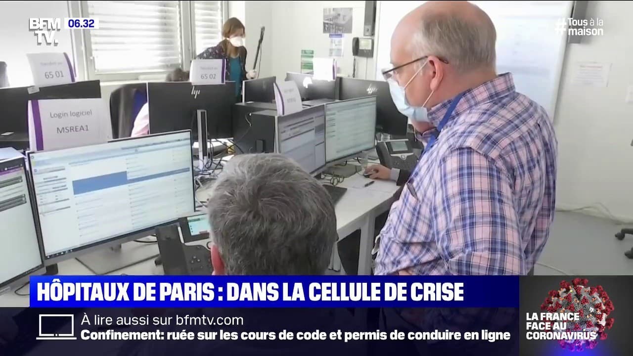 Coronavirus: comment s'organise la cellule de crise des hôpitaux de Paris