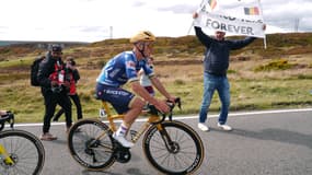 Remco Evenepoel sur le Tour de Grande-Bretagne, le 6 août 2025