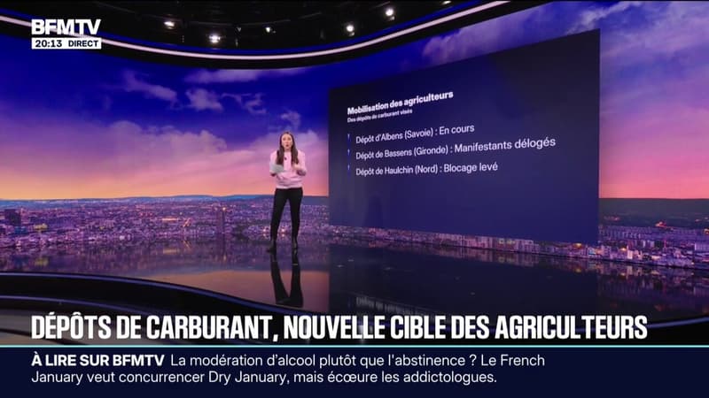 Colère agricole: les dépôts de carburant sont la nouvelle cible des agriculteurs