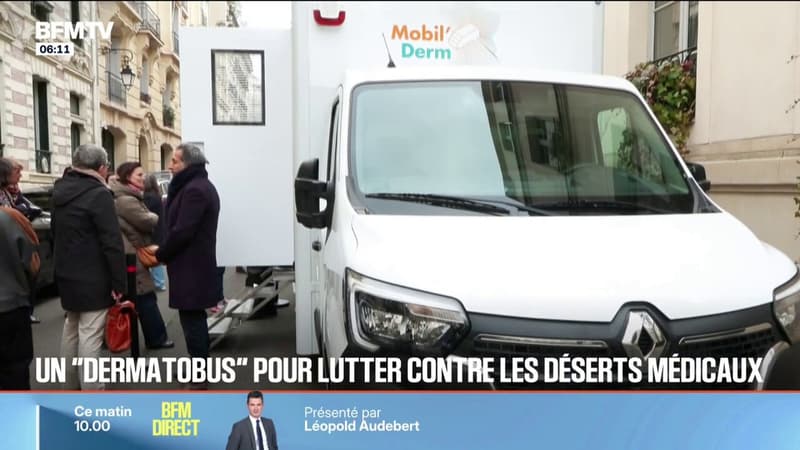 Pour lutter contre les déserts médicaux, une camionnette regroupant des dermatologues va sillonner les routes de France