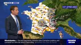 Un temps encore agité ce mardi avec pas mal de pluie et de vent à l'est