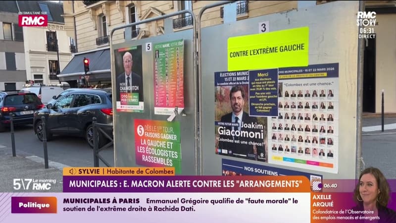 Municipales : Emmanuel Macron alerte contre les "arrangements"