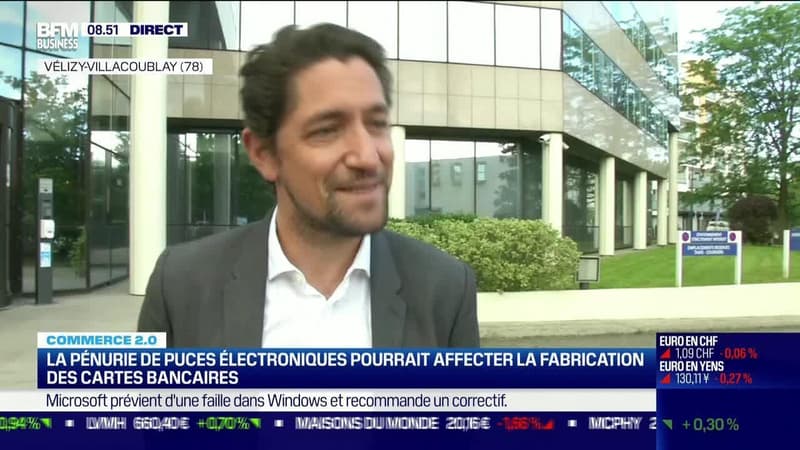 Commerce 2.0 : La pénurie de puces électroniques pourrait affecter la fabrication des cartes bancaires, par Anissa Sekkai - 08/07