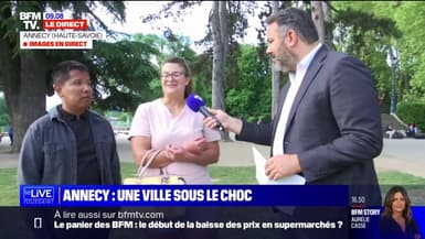 "La vie continue": ces Annéciens reviennent sur les lieux du drame après l'attaque au couteau à Annecy