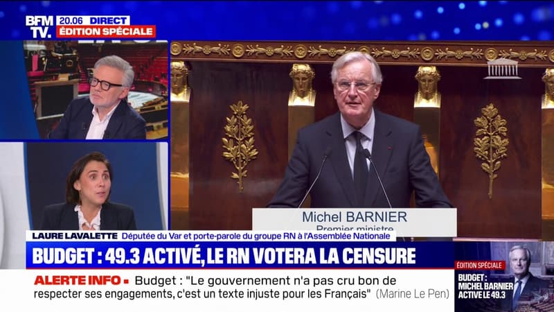 Menace de censure de Michel Barnier: 