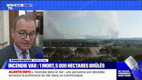 Incendie dans le Var: le préfet du Var assure qu'une "bonne dizaine de milliers de personnes" ont été évacuées