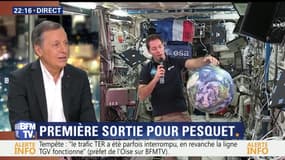 Thomas Pesquet va faire sa première sortie dans l'espace vendredi (1/2)