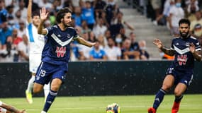 Yacine Adli lors du match aller à Marseille