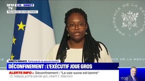 Déconfinement: Emmanuel Macron a rappelé qu'il était "bien trop tôt pour crier victoire mais la voie suivie est bonne", déclare Sibeth Ndiaye