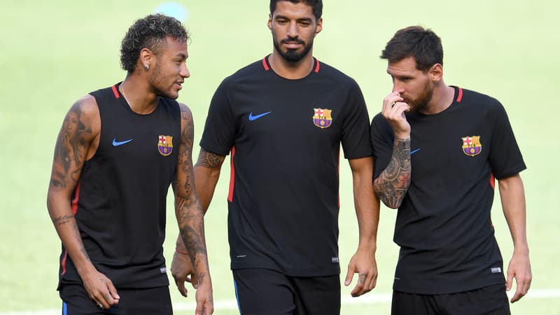 Neymar, Luis Suarez et Lionel Messi