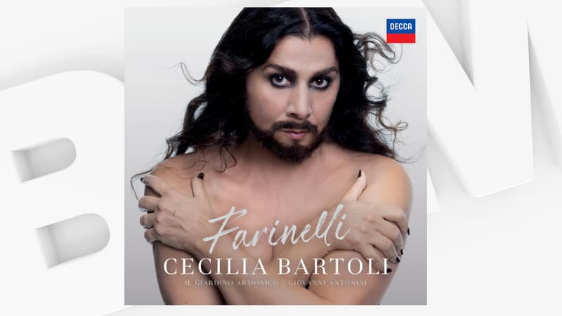 Cecilia Bartoli sur la pochette de son prochain album