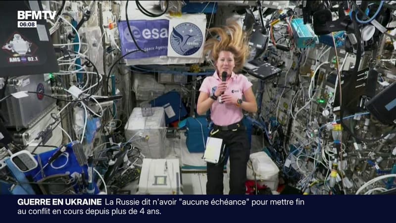 "Comme un poisson dans l'eau": Sophie Adenot donne de ses nouvelles depuis l'ISS