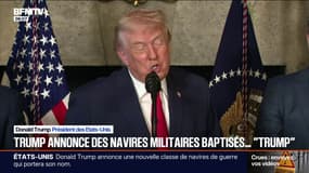 "Class Trump": le président américain annonce une nouvelle classe de navires de guerre portant son nom