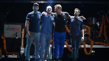 Coldplay en concert à Las Vegas en septembre 2015.