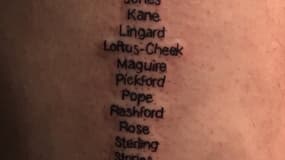 Le tatouage d'un fan anglais