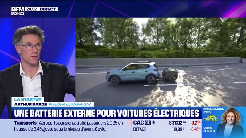 Arthur Darde (FAR-A-DAY) : FAR-A-DAY invente la batterie externe pour les voitures électriques - 15/01